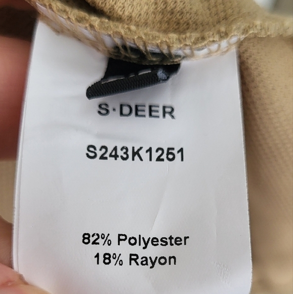 S•Deer Floral Print Ruched Shoulder Tie Waist Midi Dress - Picture 9 of 9